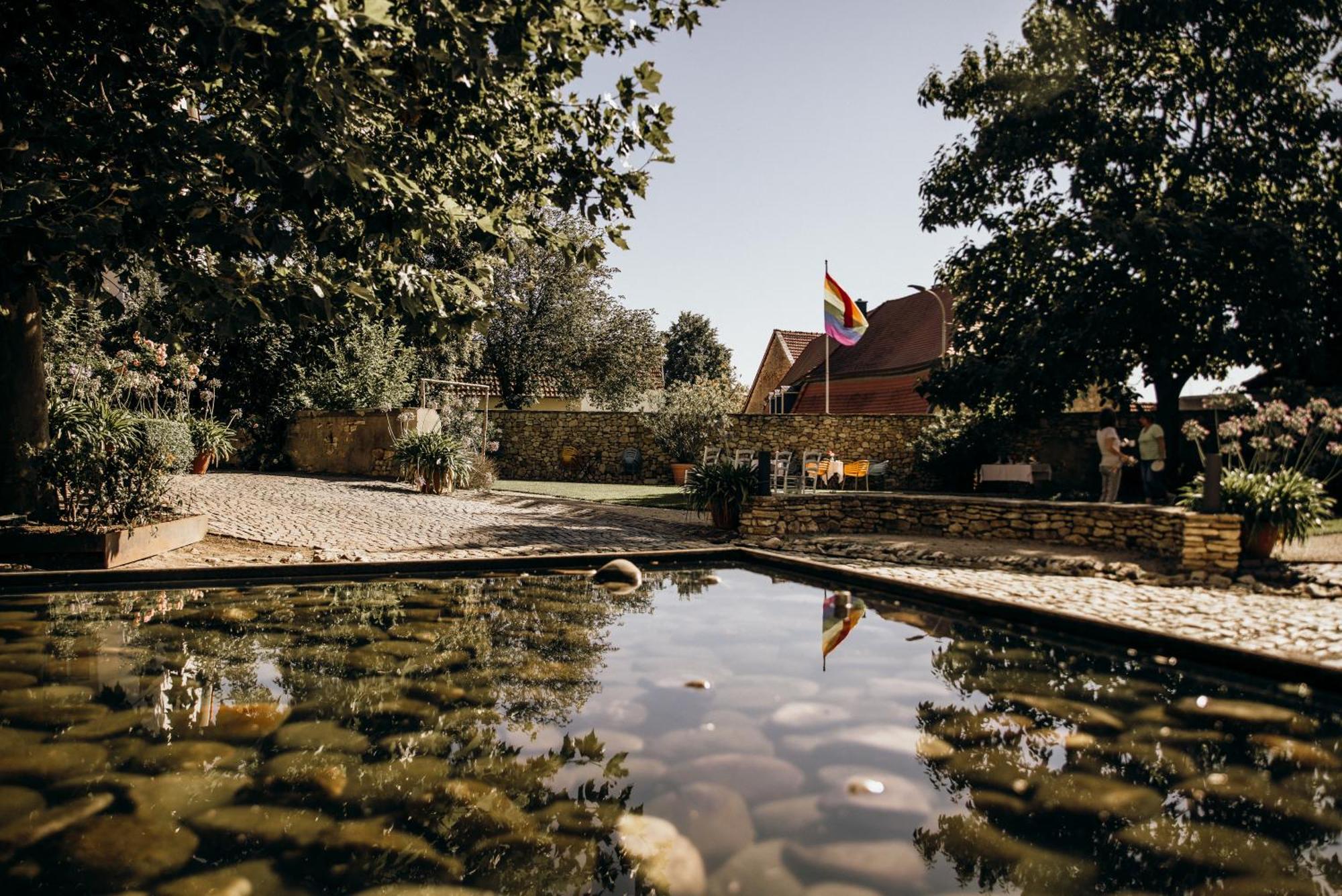 Klosterhof Weingut Boudierkoeller Stetten  Exteriér fotografie